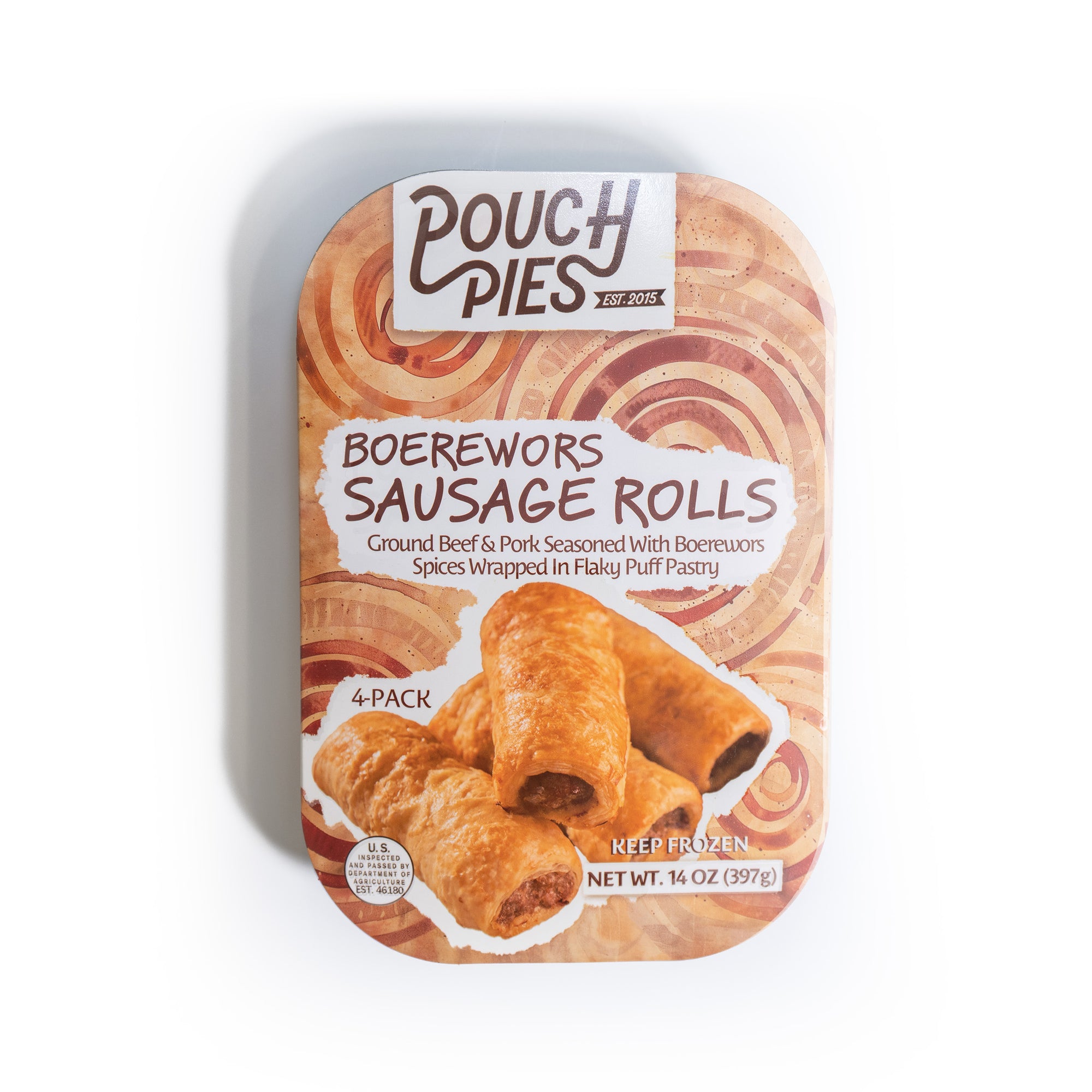 Boerewors Sausage Rolls (Beef & Pork) - 4 Pack