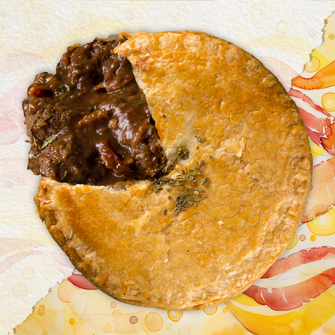 MOO & BREW - Steak, Bacon & Ale Pie 9oz