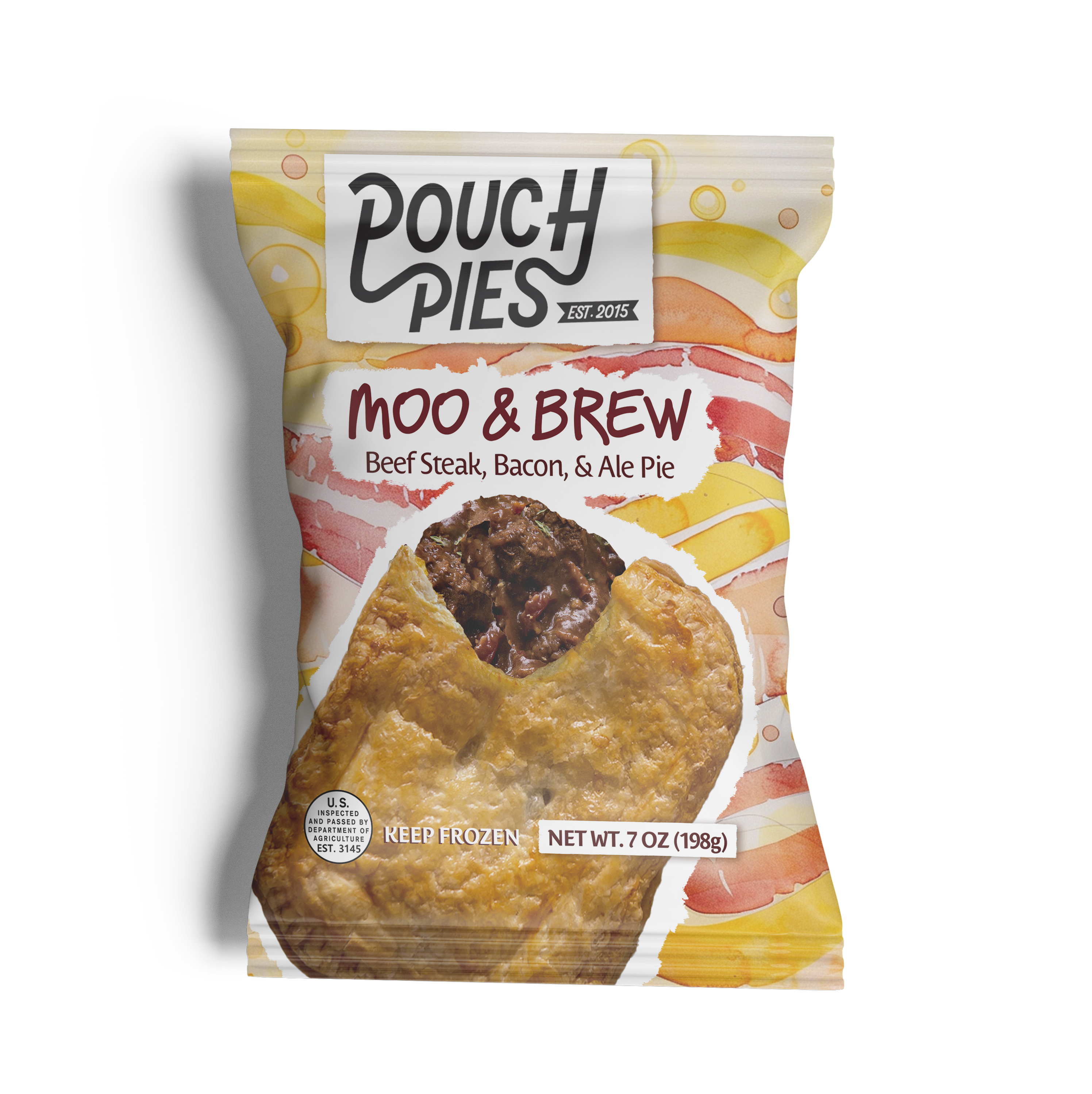 MOO & BREW - Steak, Bacon & Ale Pie 7oz