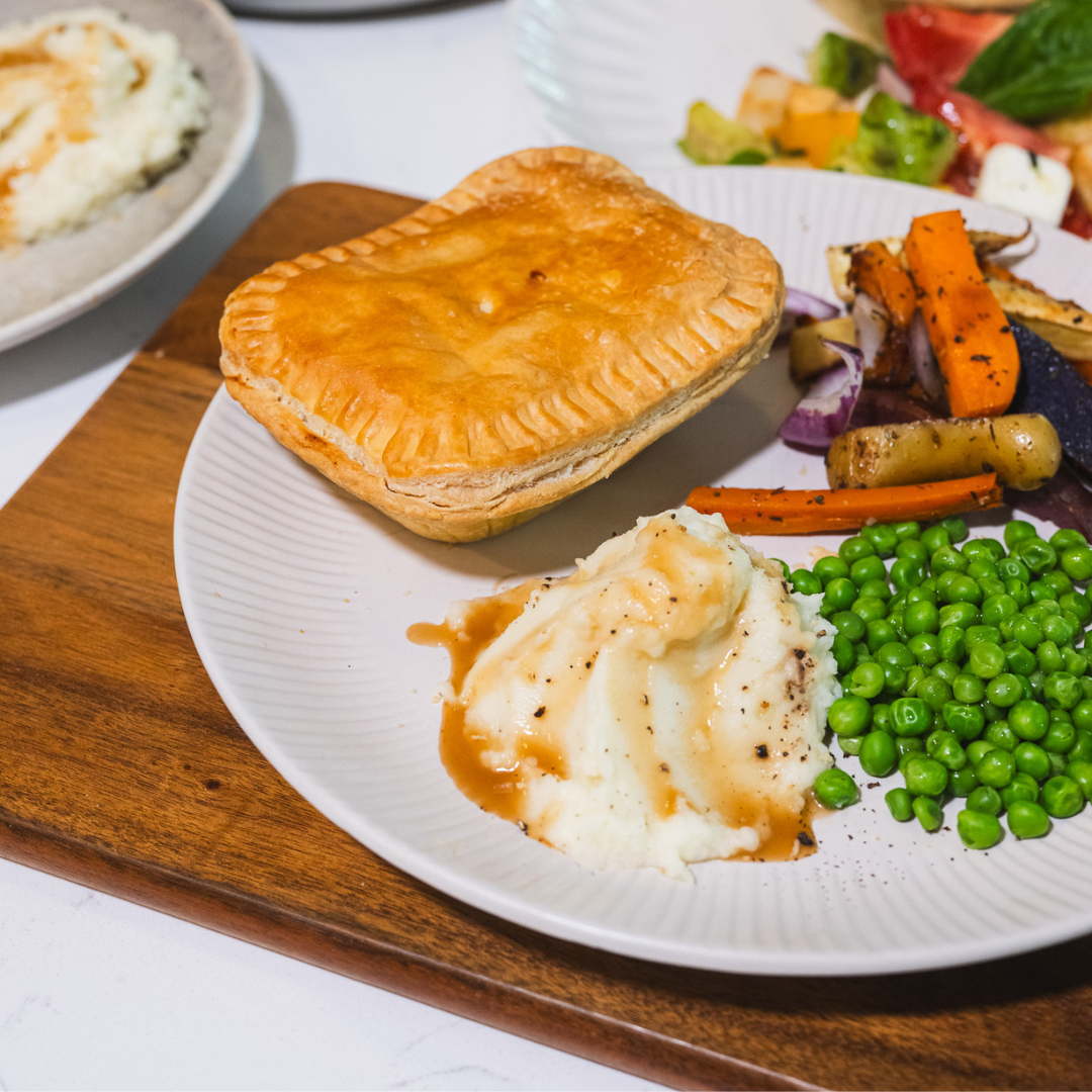  the magic of Pouch Pies USA — they make real comfort food dinners simple.