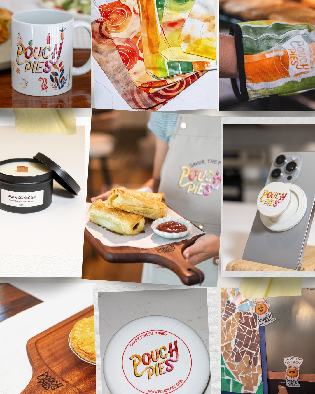 Pouch Pies merch - Unique Kitchen Accessories & Gifts