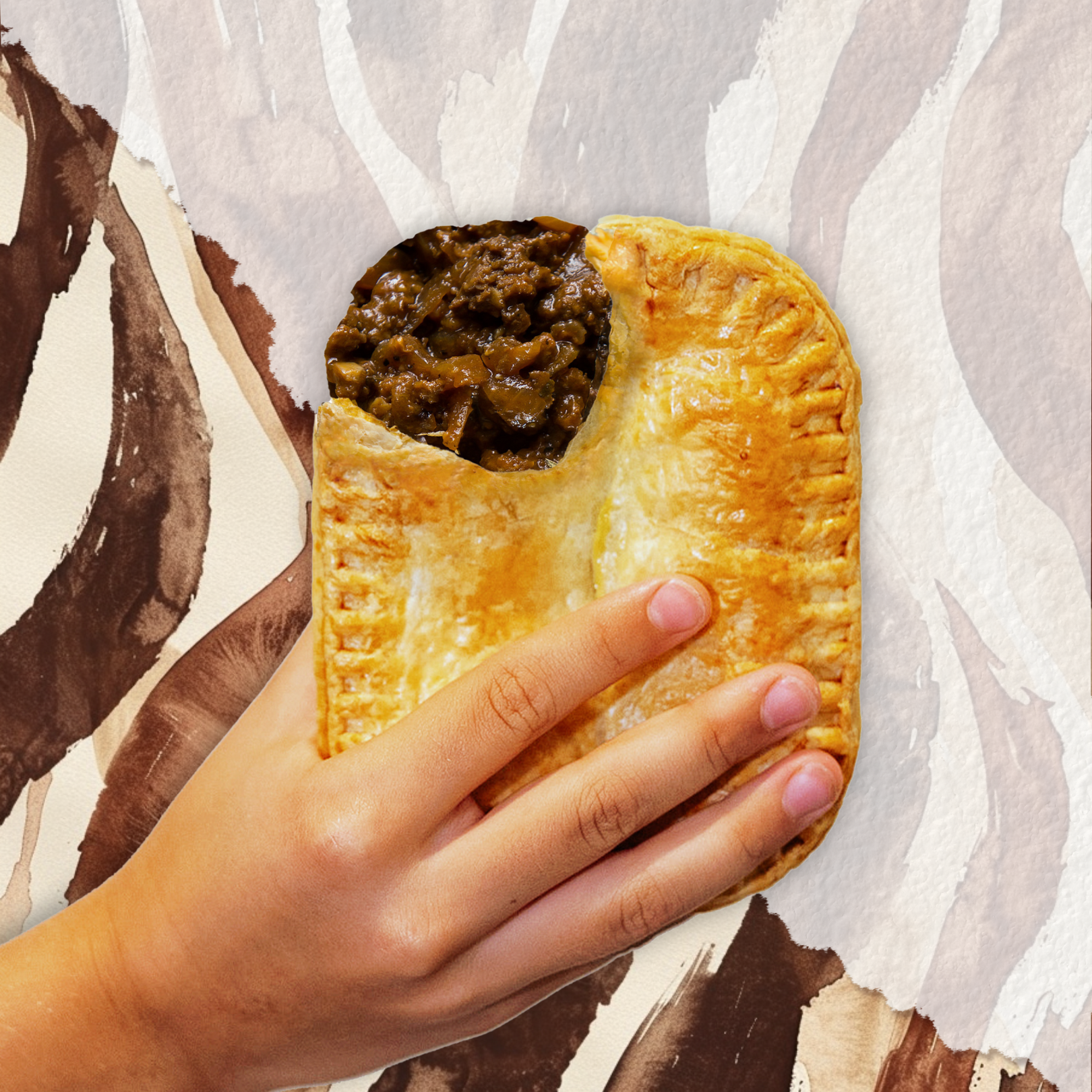 COW-A-BUNGA - Ground Beef & Onion Pie 7oz