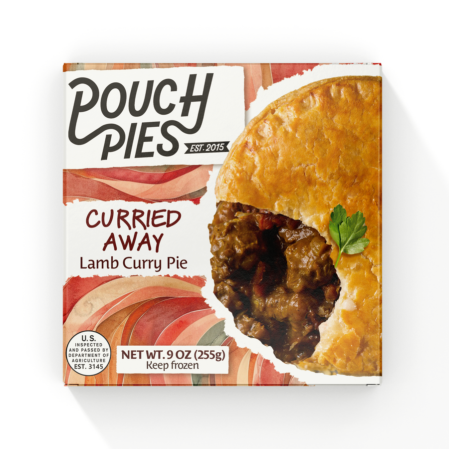 CURRIED AWAY Lamb Curry Pie 9oz, a delicious frozen lamb curry pie recipe, packed with rich flavors and spices.