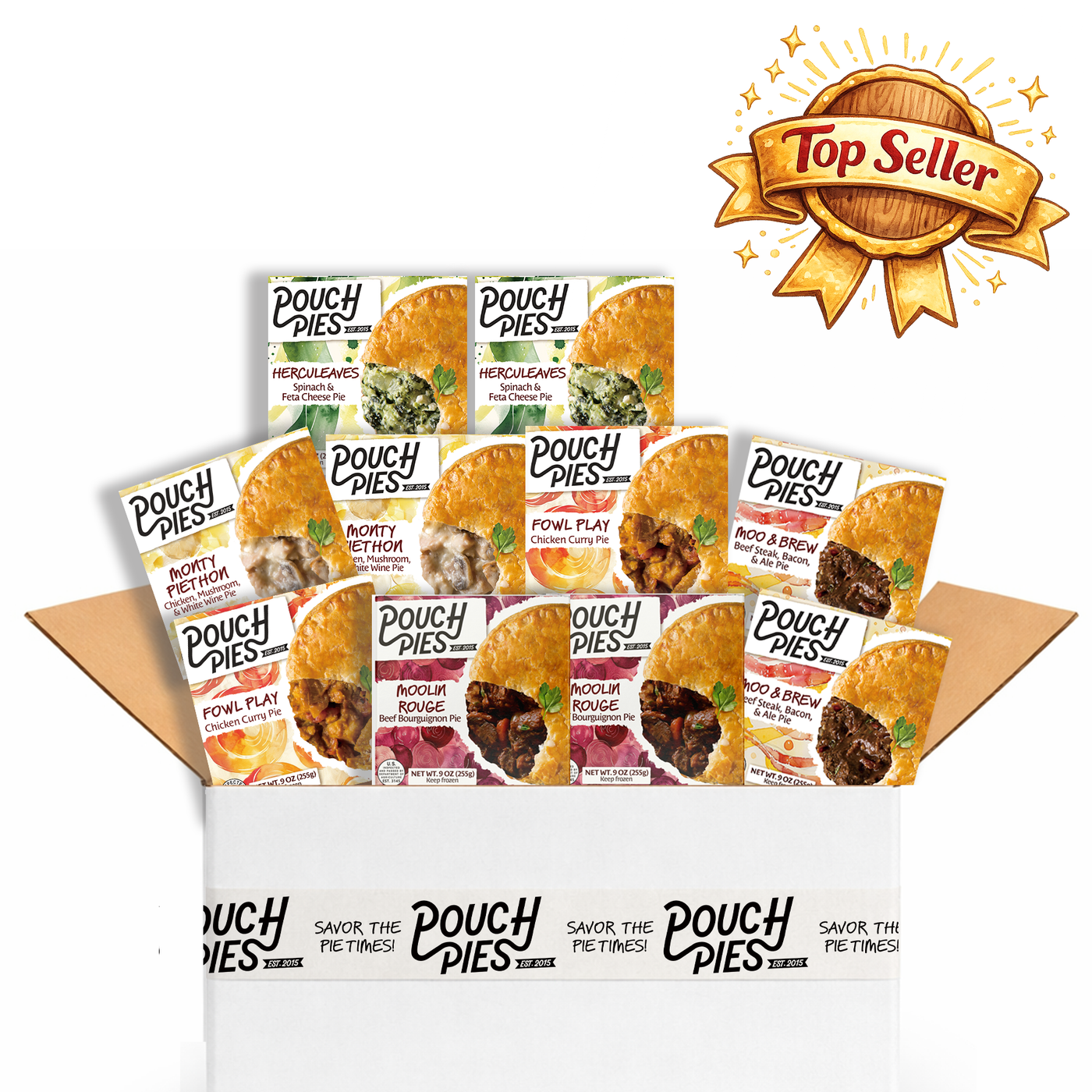 Starter Box – 10 Classic 9oz Pies