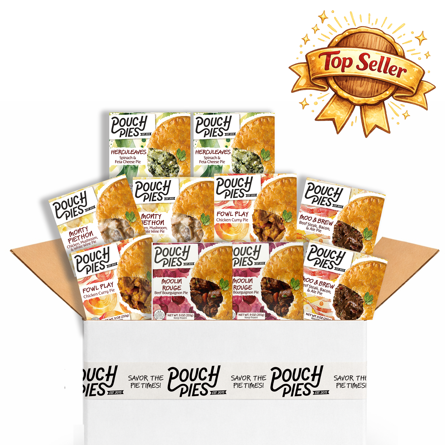 Starter Box – 10 Classic 9oz Pies