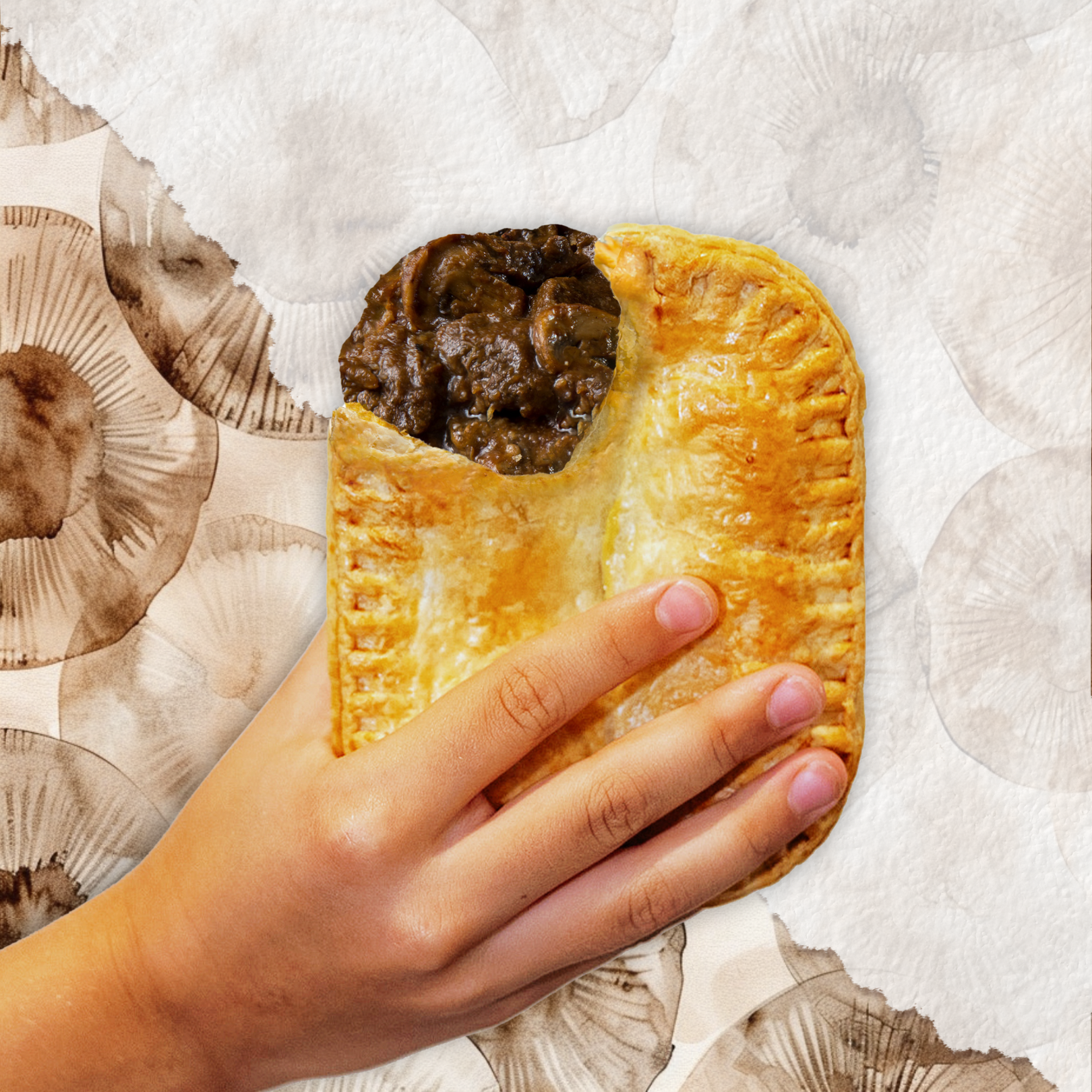 A SHROOM WITH A MOO - Steak & Mushroom Pie 7oz