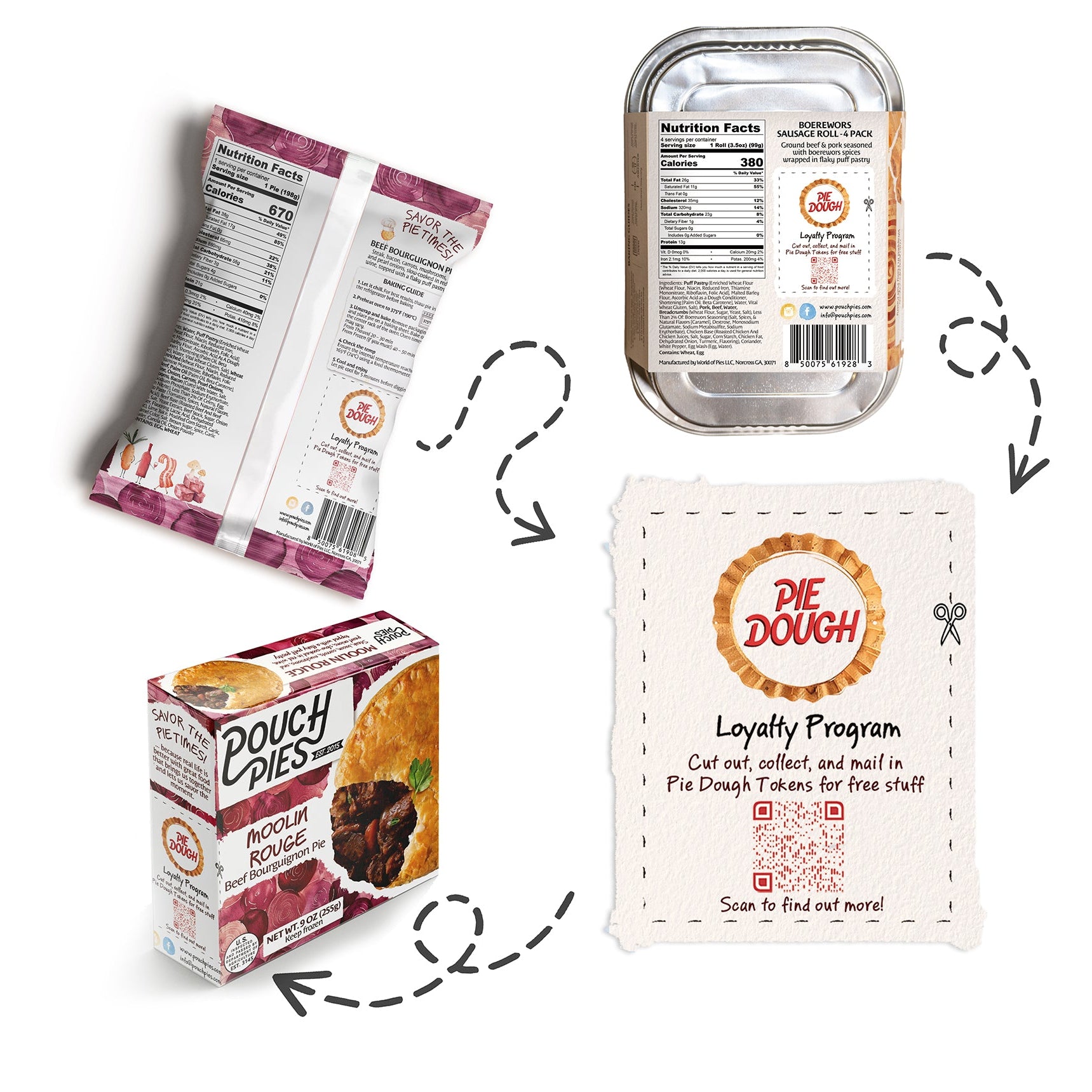 Pork Sausage Rolls 4 - Pack